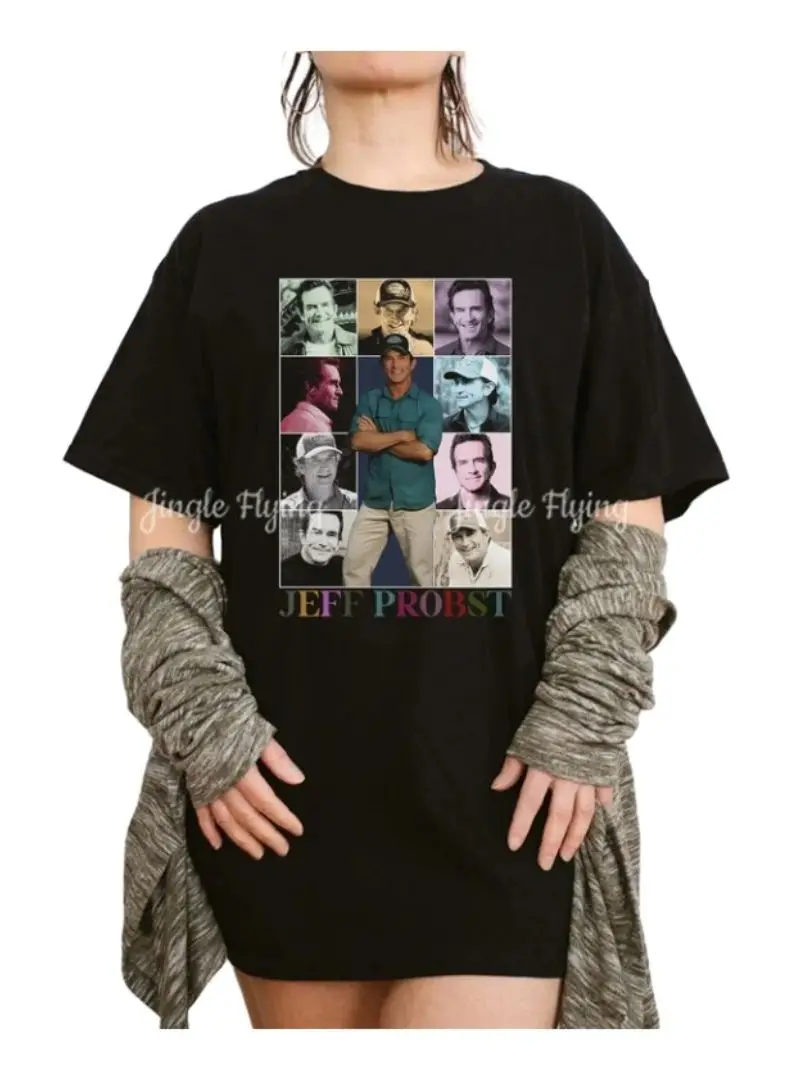 Футболка унисекс в стиле ретро с принтом Джеффа проба