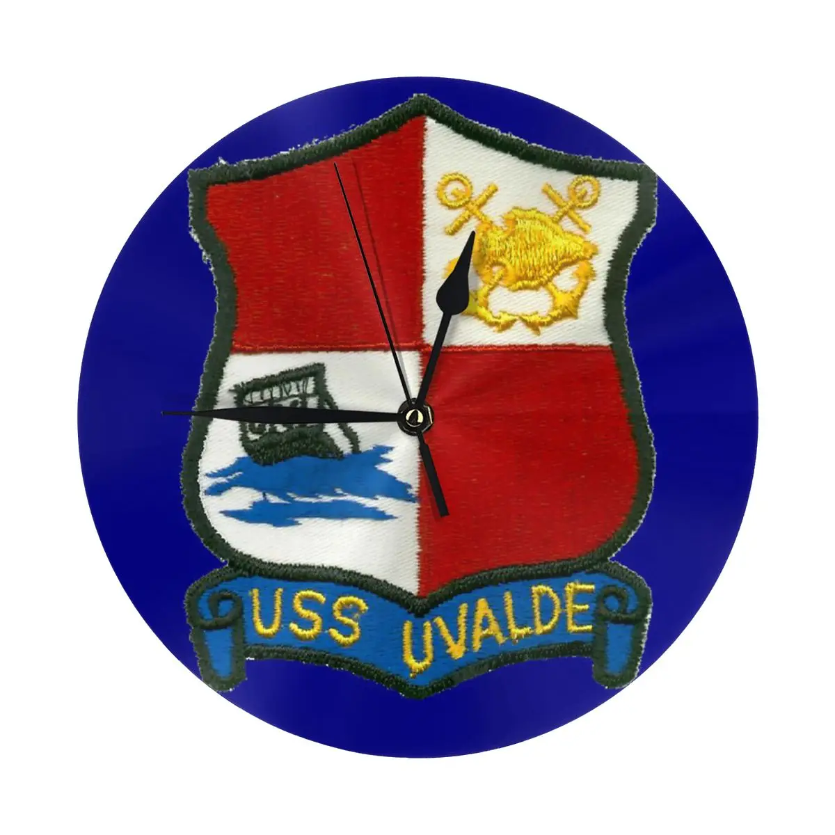 USS UVALDE (AKA-88) SHIP S STORE настенные часы украшение комнаты круглые необходимые
