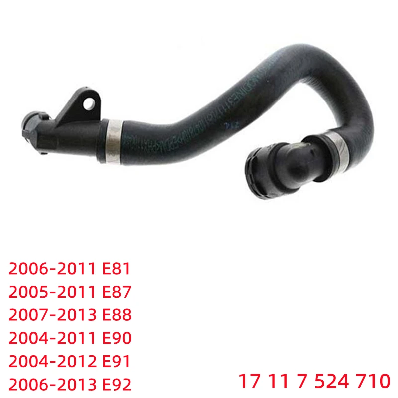 

Cooling System Rubber Hose Radiator Hoses For BMW E81 E87 E88 E90 E91 E92 17117524710