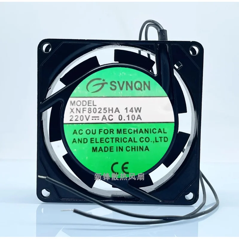 Фото Вентилятор охлаждения переменного тока C FOR SVNQN XNF8025HA 220В 14Вт 0.10А 8СМ, 2-проводной №1