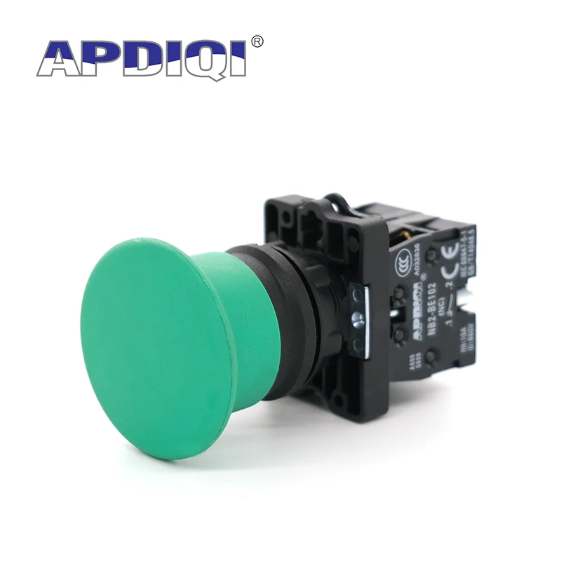 APDIQI 1 шт. XB2 EC42 EC31 40 мм самосброс грибовидной головки пластиковый переключатель
