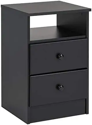 

2-Drawer Nightstand, Espresso