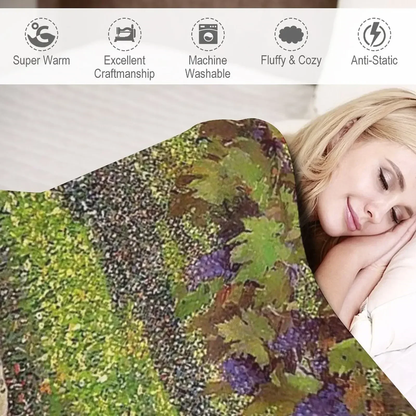 Dreaming of Pomegranates - Felice Casorati Пледы Одеяла Для Кровать Тяжелые Декоративные