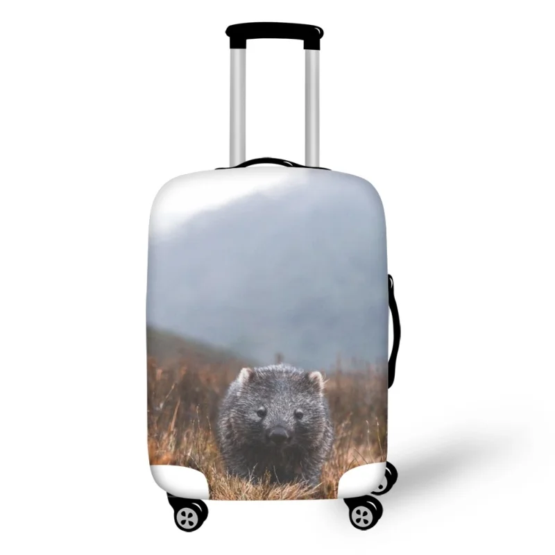 

Wombat Print Luggage Protector Cover Trendy Fancy Pattern Suitcase Cover Elastic Travel Gift Maletas de viaje