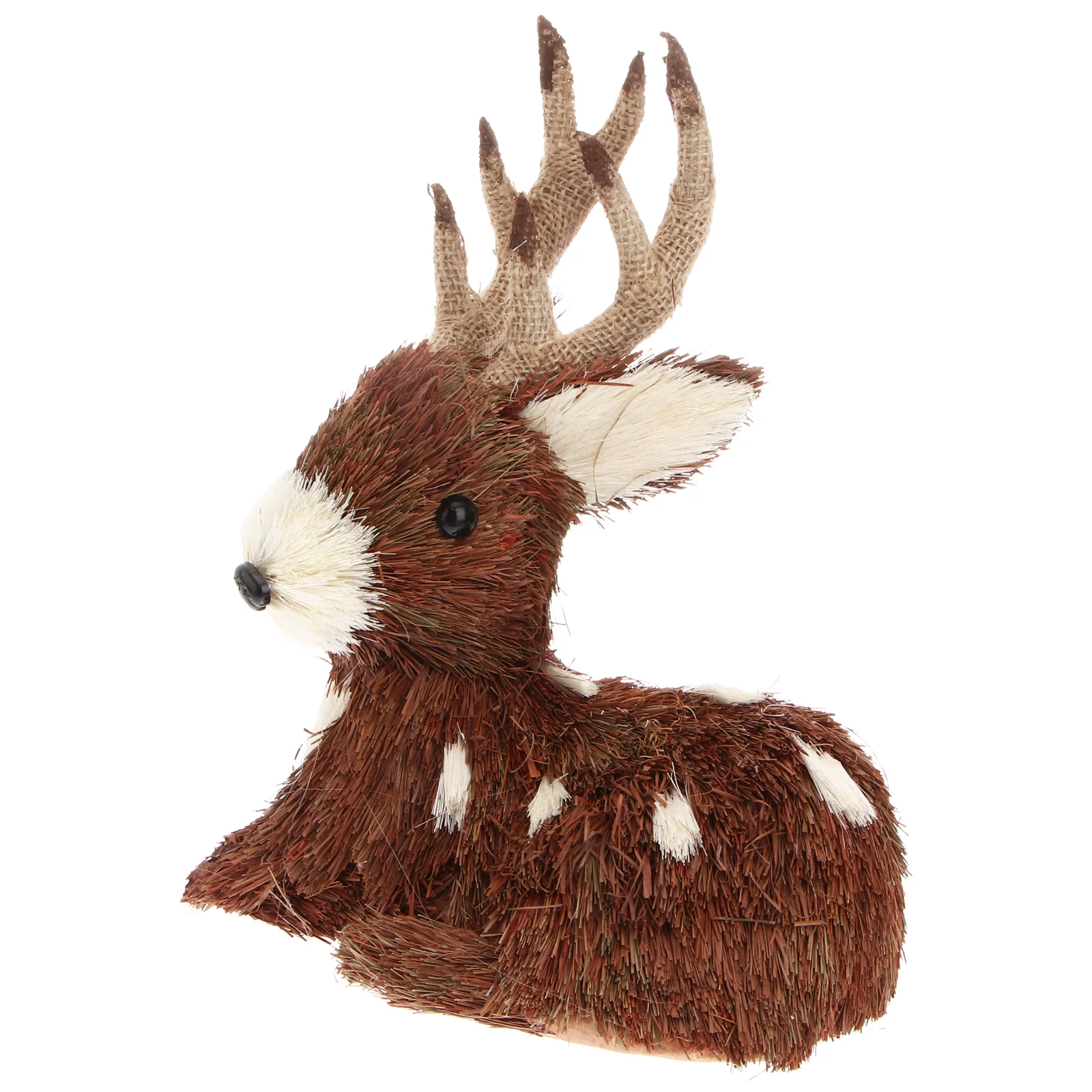 

Reindeer Christmas Deer Decoration Figurines Figurine Straw Ornaments Elk Statues Plushtable Statue Yard Animal Sculpture
