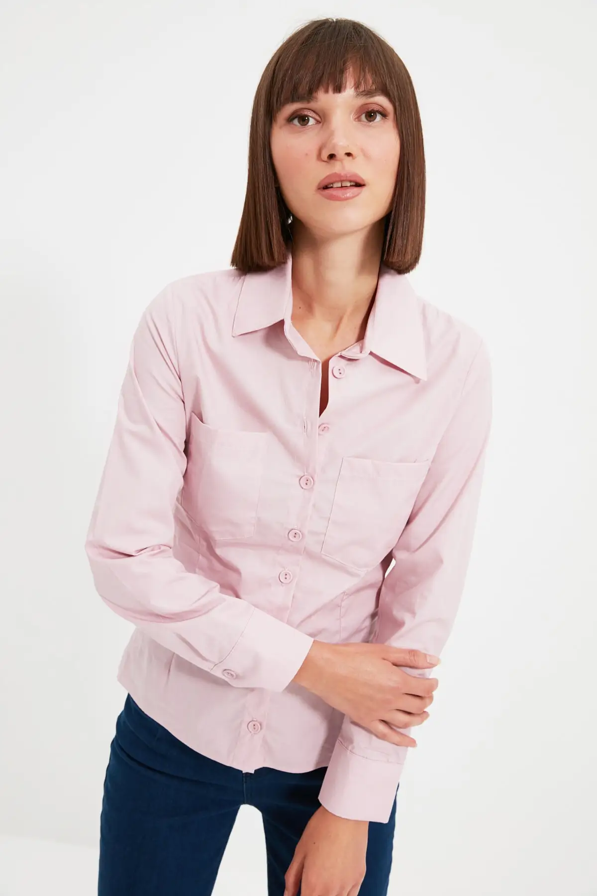 

Trendyol Pockets Shirt TWOAW22GO0307