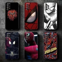 marvel spider man phone case for samsung galaxy s8 s8 plus s9 s9 plus s10 s10e s10 lite 5g plus black funda silicone cover back