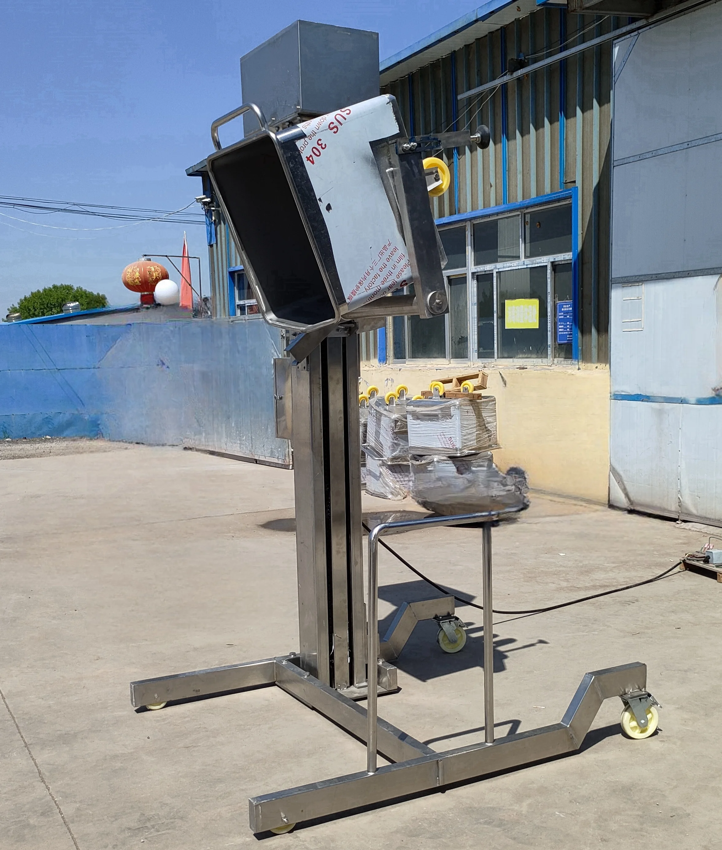 Вертикальный подъемник для мусора SUS304 200л