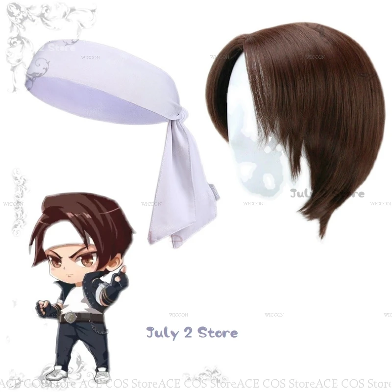 Kyo Kusanagi Косплей Костюм Парик King of Fighter Белое пальто Игра KoF Ролевая игра Мужчины