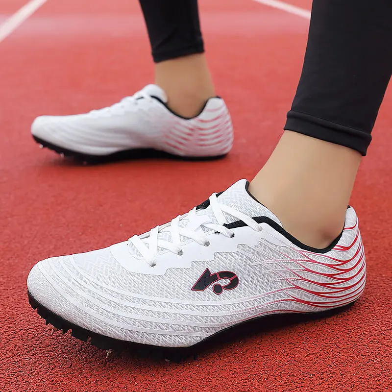 

Hot Sale Track & Field Shoes Professional Non Slip Running Spike Shoes Breathable Jumping Shoes Comfortable Outdoor Sneakers