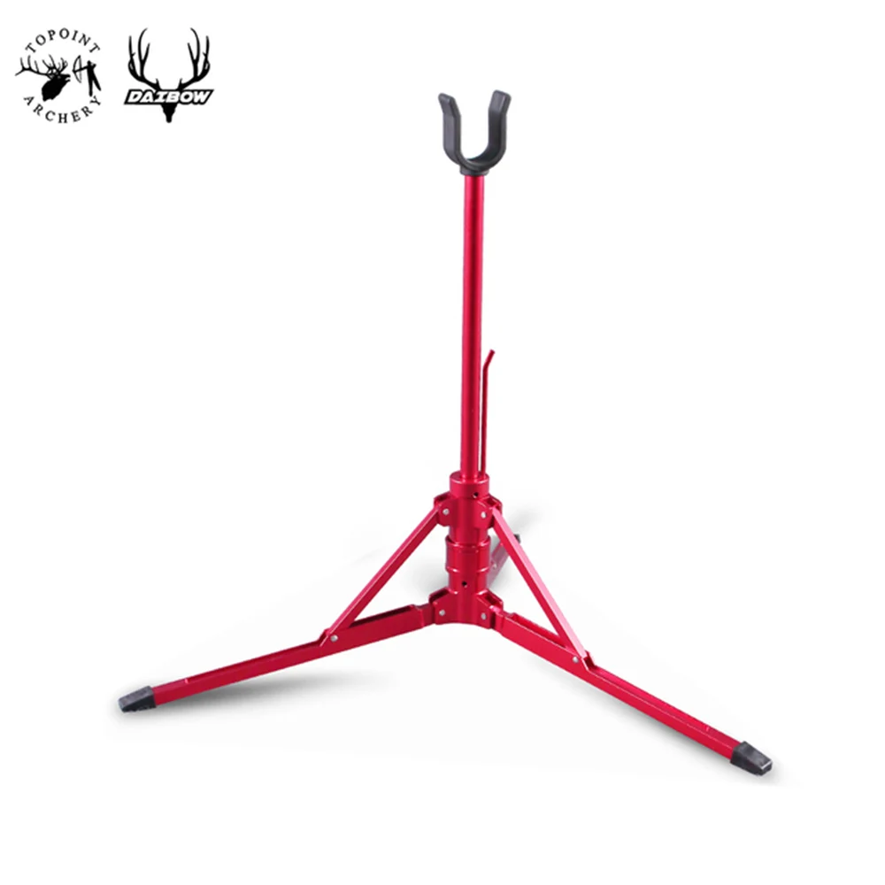 

Topoint TR136 Archery Stainless Steel Heavy Duty Bow Stand Automatic Foldable for Recurve Bow Longbow Takedown Bow