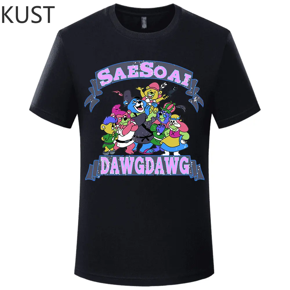 

SAESOAI DAWGDAWG Summer ​Cotton Men's T-shirt Short Sleeve Men Short Sleeve Printed T Shirt Top Tshirt Clothing Free Shipping