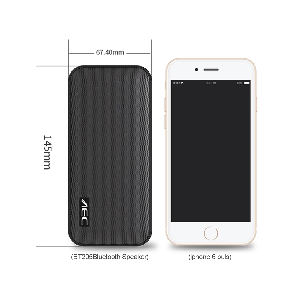 Портативная беспроводная Bluetooth-колонка с сабвуфером |