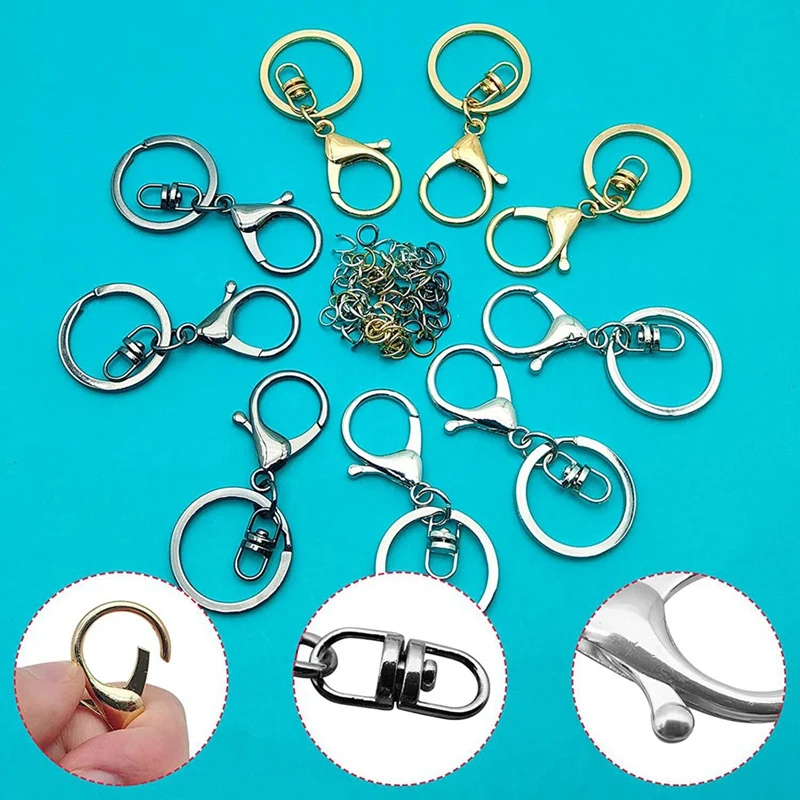 1 комплект кольцо для ключей пряжка с кольцом популярные компоненты изготовления