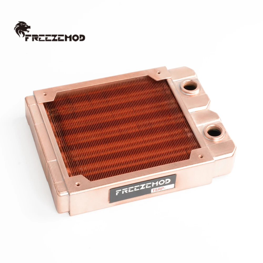 

FREEZEMOD 12 см полностью медные вентиляторы для ПК, водное охлаждение, ряд 120 мм, радиатор, охлаждающий мощный ряд, двухслойная круглая трубка, ре...