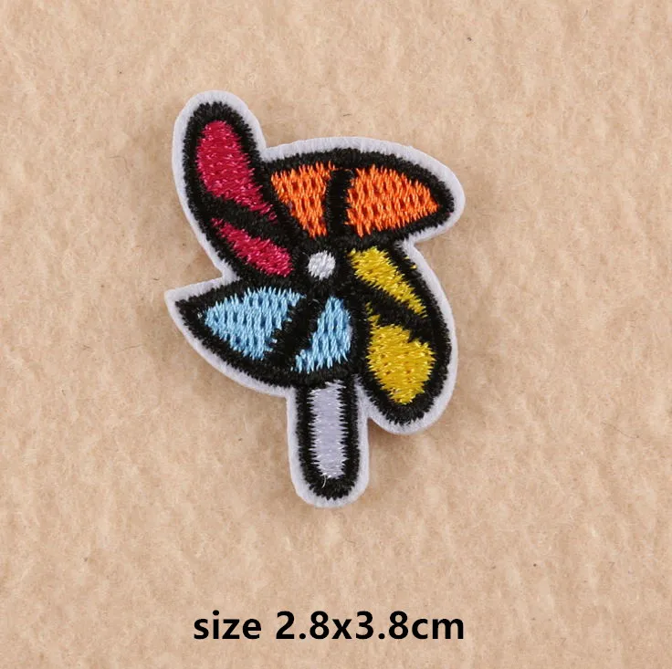 CPAM Доставка 10 шт. очки ветряная мельница звезда вышитые утюгом нашивки как