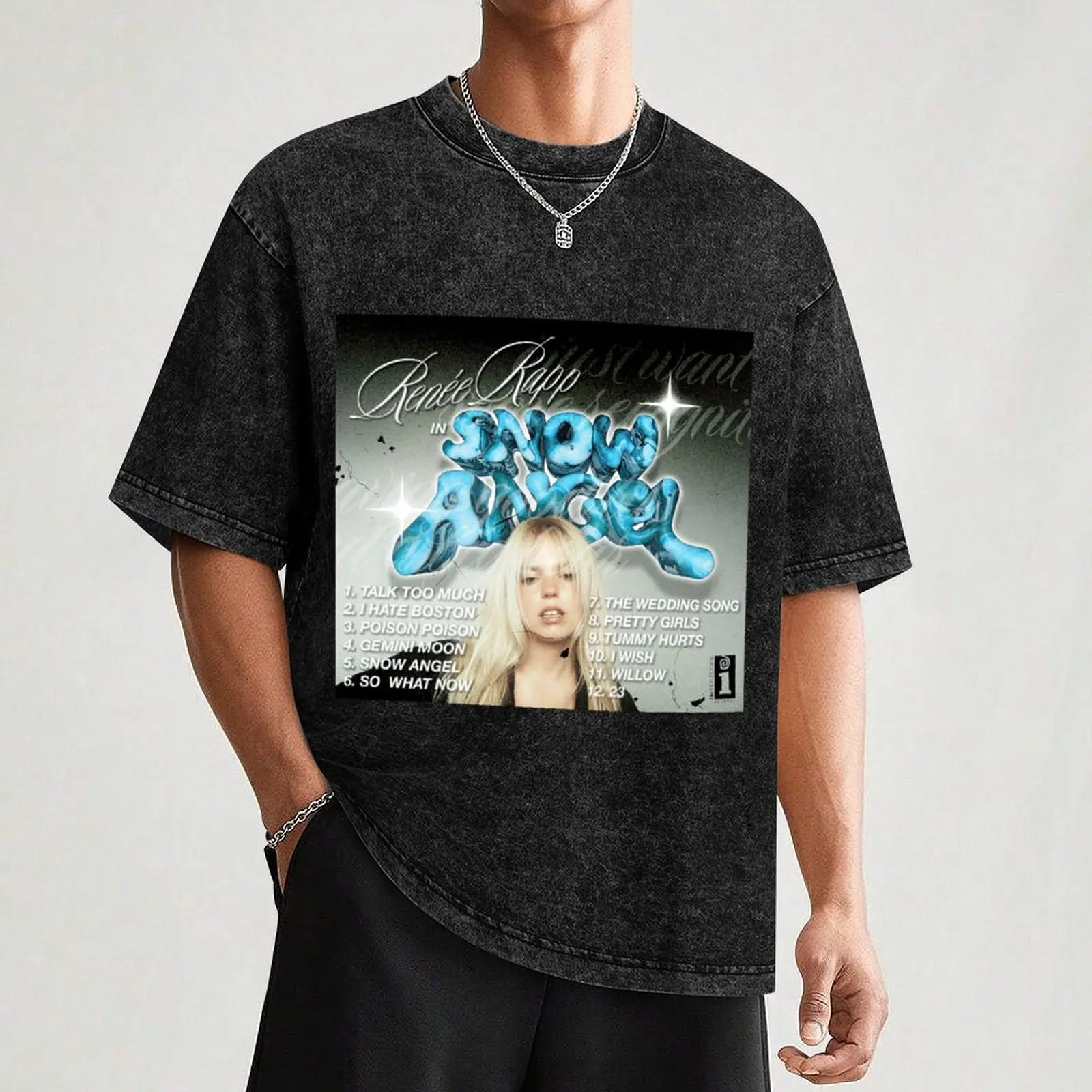 Фото Футболка Diseno-de-Snow-Angel-de-Rene-Rapp Festival Casual с коротким рукавом №3