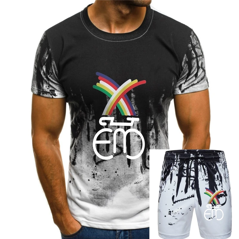 

Новая популярная мужская Черная футболка Eddy Merckx