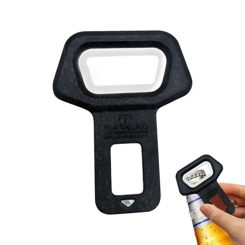 

Универсальный автомобильный держатель для ремня безопасности Автомобильный держатель для бутылок универсальные аксессуары для интерьера двойного назначения Зажим для ремня безопасности автомобиля