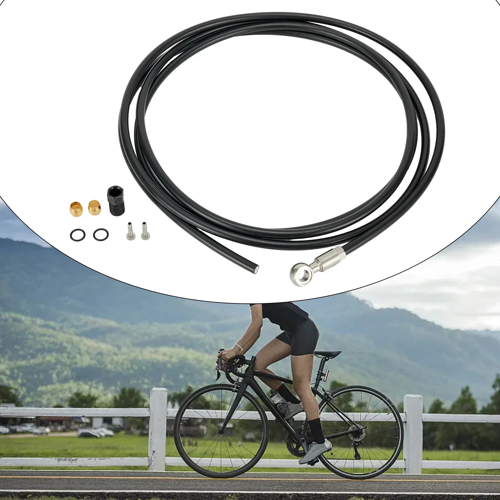 Комплект гидравлических шлангов дискового тормоза Banjo для велосипеда системы