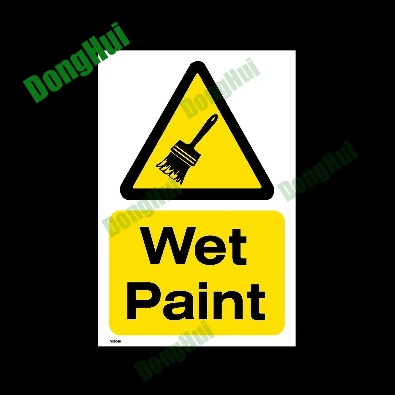 

Caution-Wet Paint Label Plastic Sign Warning Danger Adhesive Car Sticker PVC Waterproof
