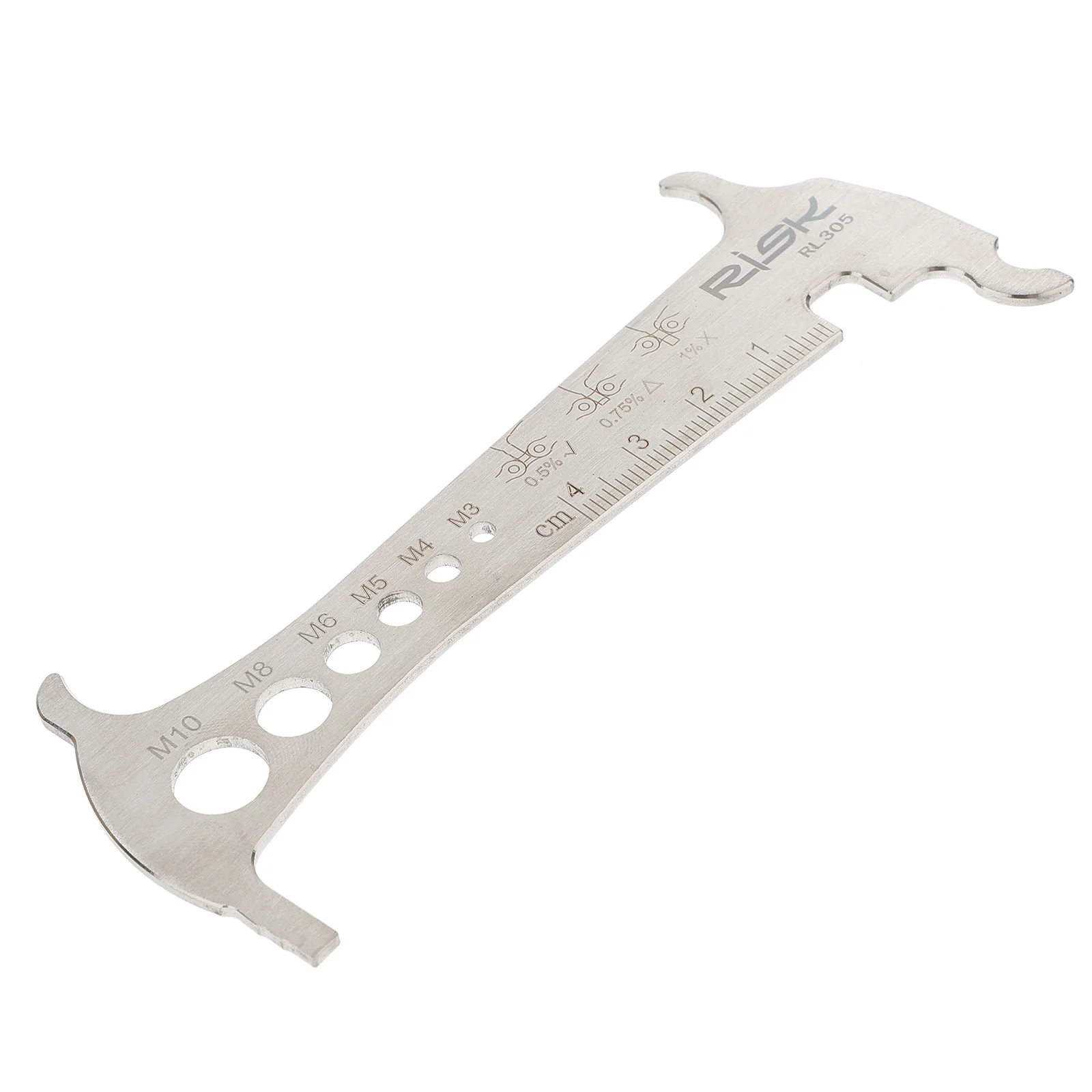 

1Pc Chain Wear Tool Bike Chain Wear Indicator Bike Chain Wear Tool Chain Measuring Tool Chain Wear Gauge
