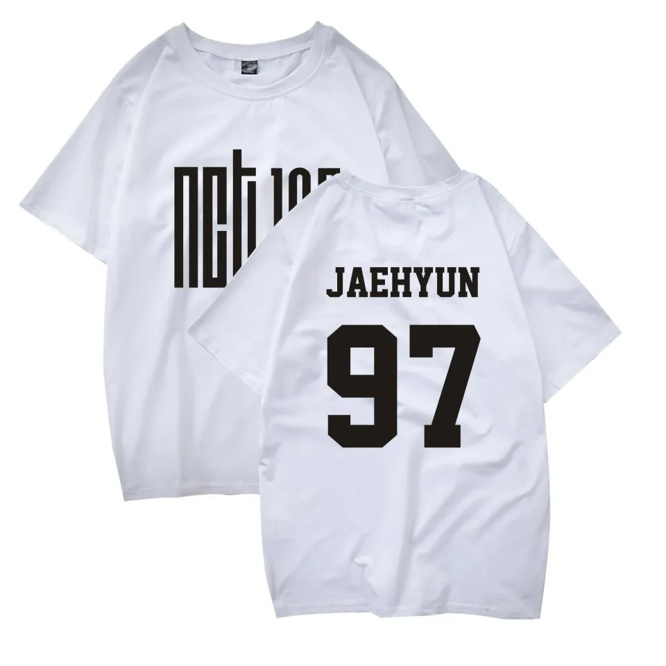 Kpop NCT U 127 футболка с альбомом концертов для женщин и мужчин хлопковая Футболка k-pop