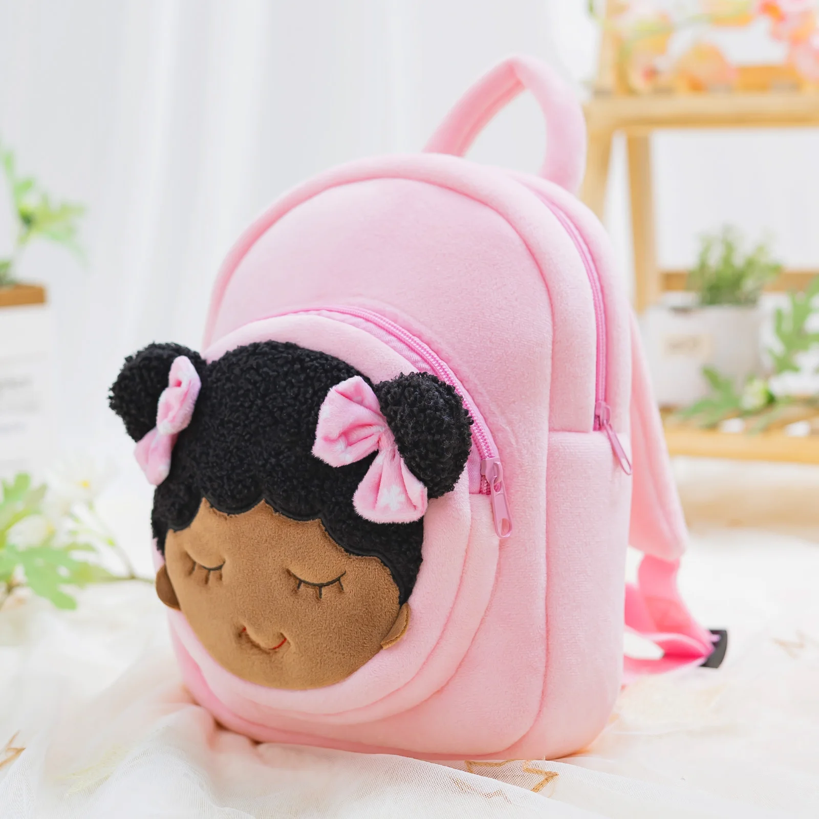 

Starpony 11" Stuffed Plush Backpacks For Kids Soft Children's Backpack Cute Outdoor Travel Bags Baby Girls Gifts