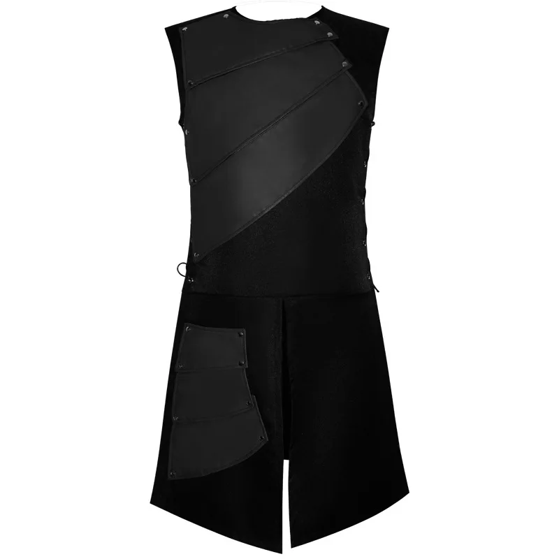 Средневековые костюмы для косплея модный мужской жилет топы тематическая