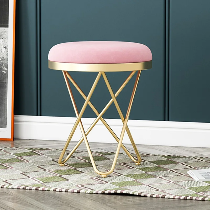

Modern Minimalist Dressing Table Stool Living Room Coffee Table Sofa Bench Household Changing Shoe Stool Fitting Room Stool