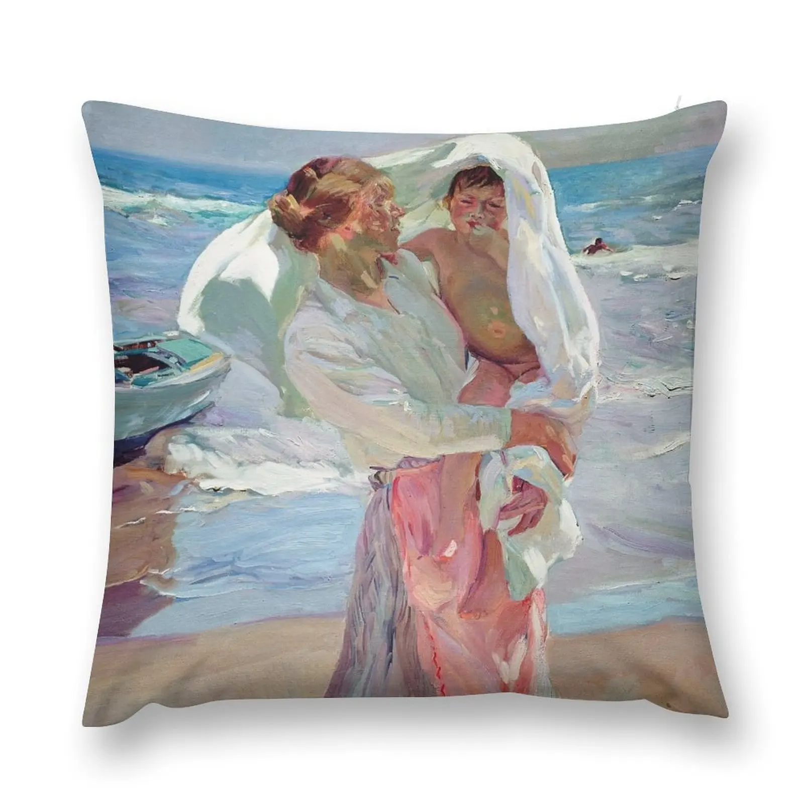 Декоративные подушки joaquin Sorolla - After bath (1915) роскошные диванные