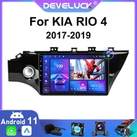 2 din 4g android 11 car stereo radio multimedia video player for kia rio 4 rio4 2017 2019 navigation gps carplay wifi head unit
