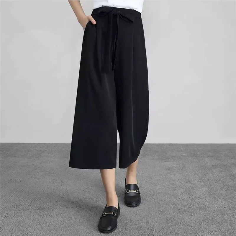 

Hot-sales Plus size 2023 Summer New Trousers High Waist Loose Straight Pants Temperament Women Clothing Women Girls