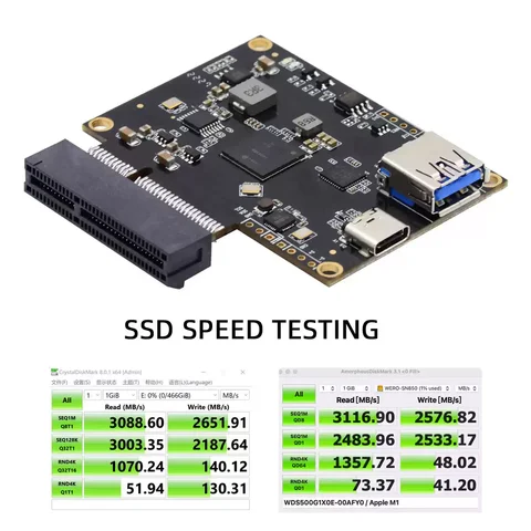 Видеокарта ADT-Link Thunderbolt 3 — PCI-E 4X, плата адаптера, док-станция Thunderbolt 3/4, основная плата USB4 для ноутбука