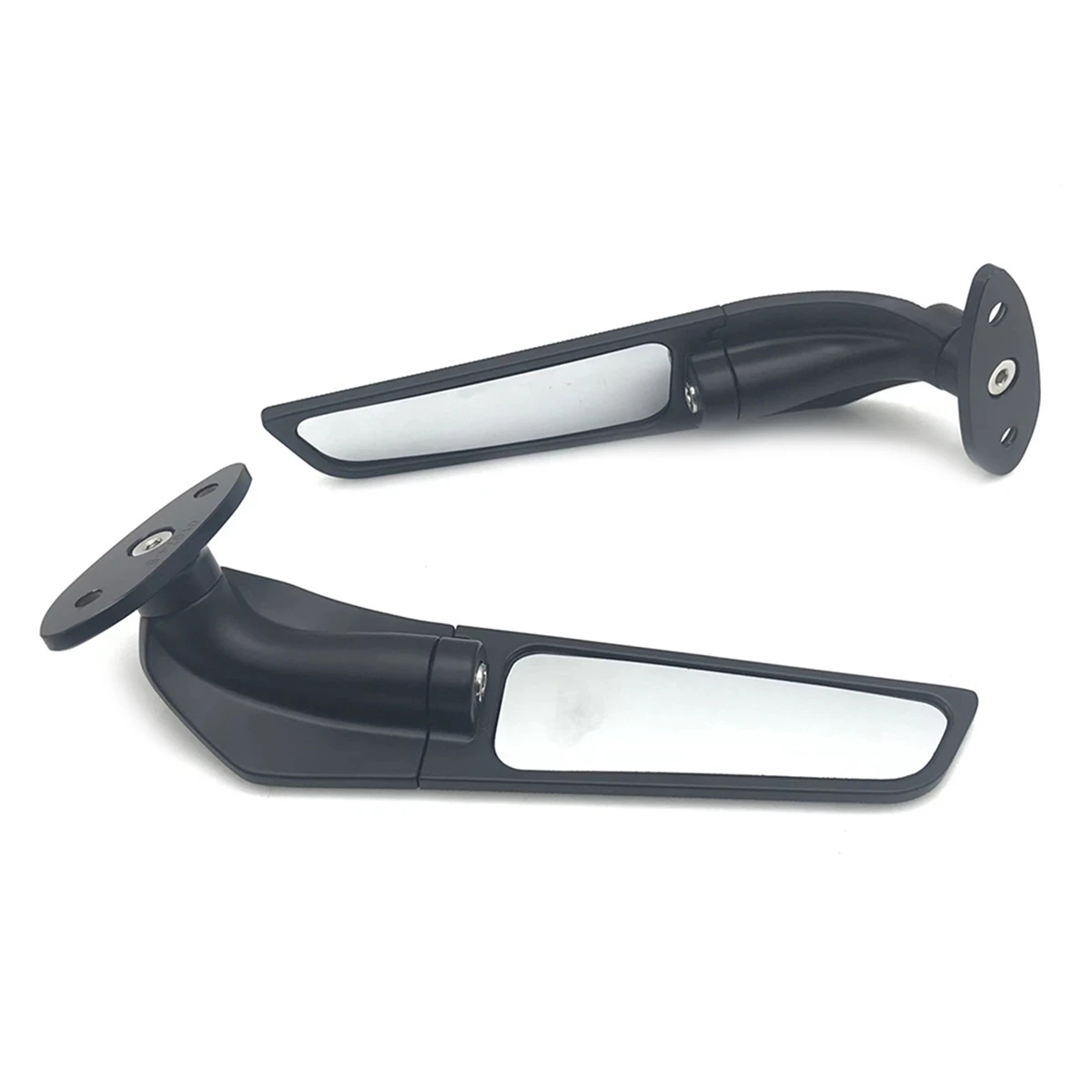 

For KAWASAKI ZX6R NINJA 650 400 250 YZF-R1 R6 Motorcycle Mirror Modified Wind Wing Adjustable Rotating Rearview Mirror