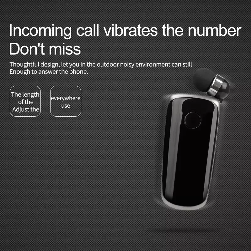 

Bluetooth-compatible ears in Lotus with Wire Wireless Clip on Headset Earphones Handsfree Earbuds Headphones in lotus