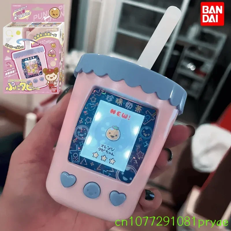 Фото Электронная игра Bandai Original Tamagotchi Smart Meets Pix: Напиток Тапиока Баббл-Ти, Детская игрушка Кавай, Рождественский подарок №1