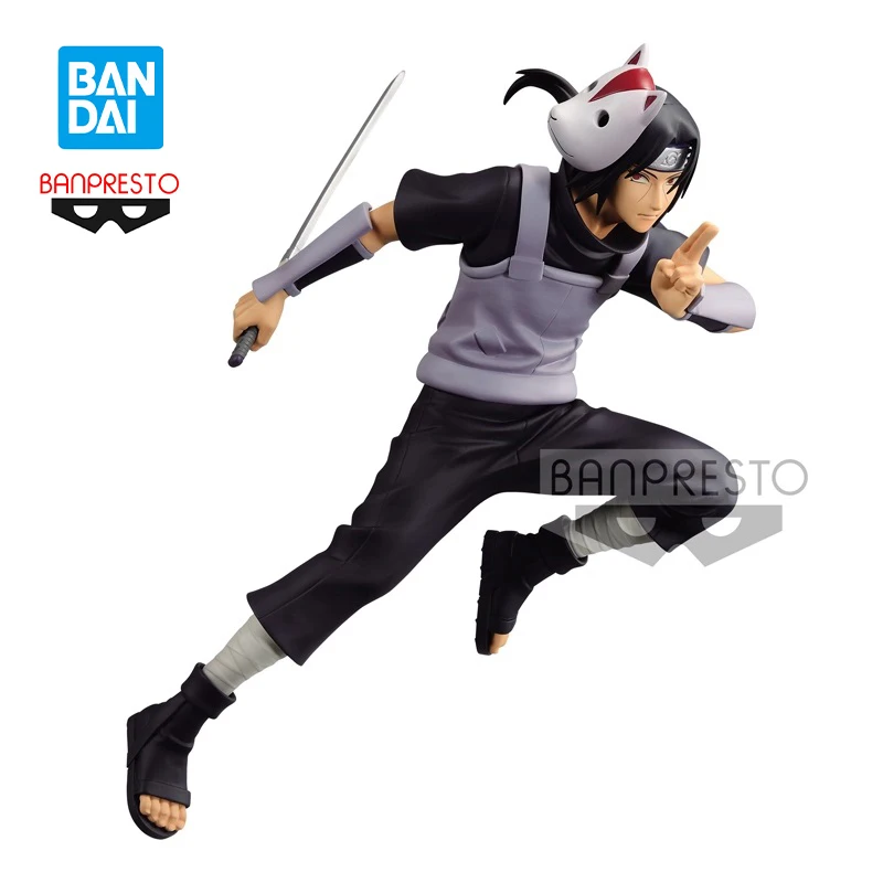 

In Stock Original Anime Figure 16Cm Naruto Bandai Banpresto Vibration Stars Uchiha Itachi Scenery Collect Model Toys