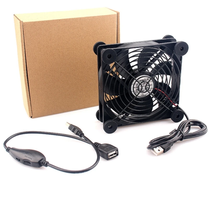 120 мм вентилятор USB-маршрутизатора DC5V 12050 об/мин охлаждающий маршрутизатора для