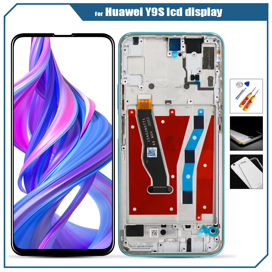 

6.59 inch For Huawei Y9S LCD Display huawei P Smart Pro 2019 Touch Screen Digitizer Assembly parts+tools