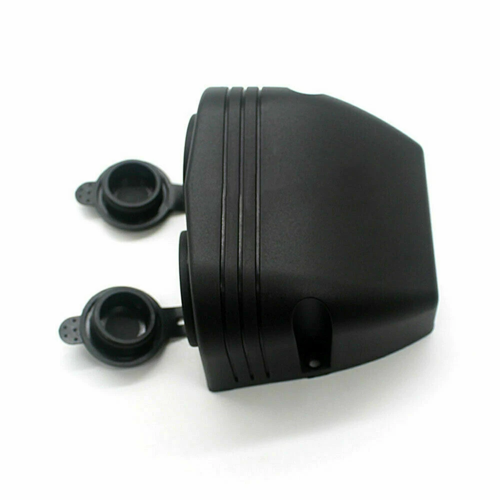 

Brand New Power Socket Power Adapter Accessories Black Dual Port Motorbike