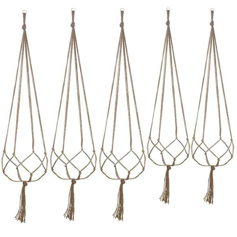 Акция! Кружевная вешалка для растений комнатная хлопковая подставка цветов