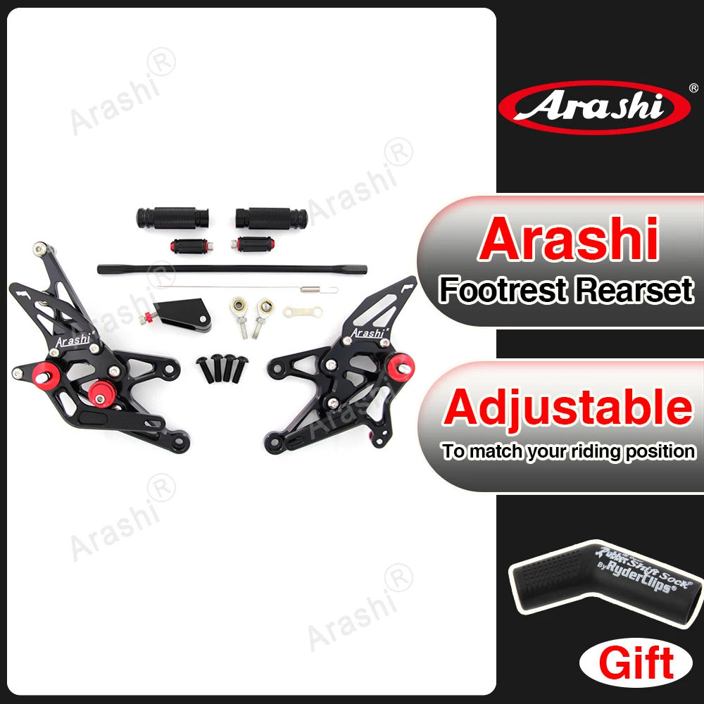 

Arashi YZFR1 2007-2008 YZF-R1 Motorcycle CNC Aluminum Adjustable Footrest Rearsets Rear Set Foot Pegs Pedal For YAMAHA YZF R1 07