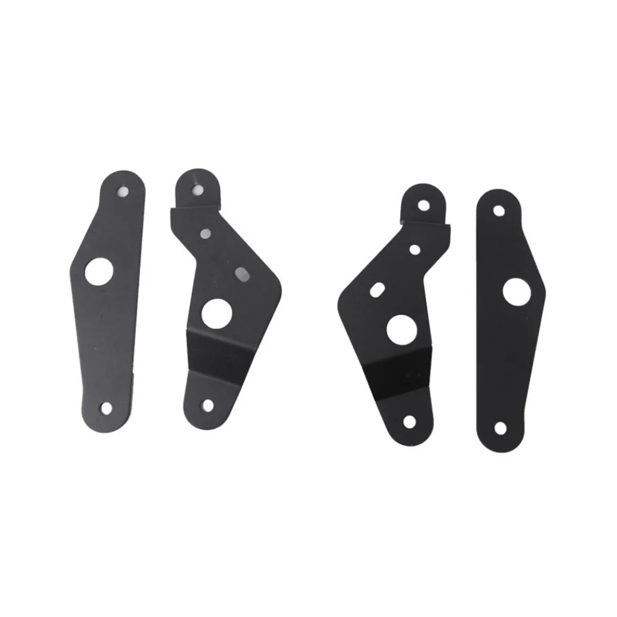 

LED Square Light Mount Brackets for Ford Bronco 2021 2022 2023 A-Pillar Hood Hinges Support Upper Hood