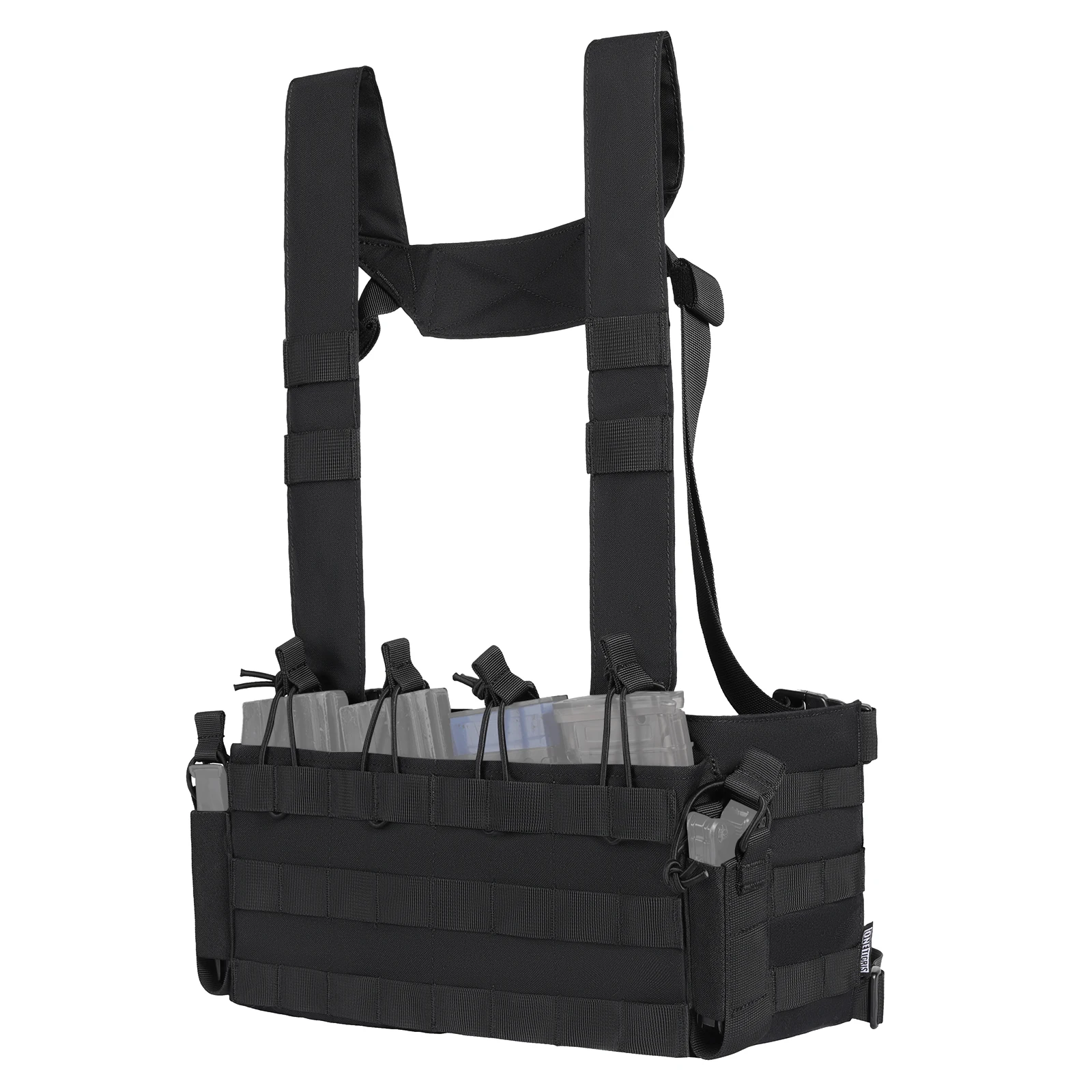 OneTigris ZEFFERUS Chest Rig MOLLE Tactical Chest Panel AK CS Chest Platform for Airsoft & Outdoors Hunting