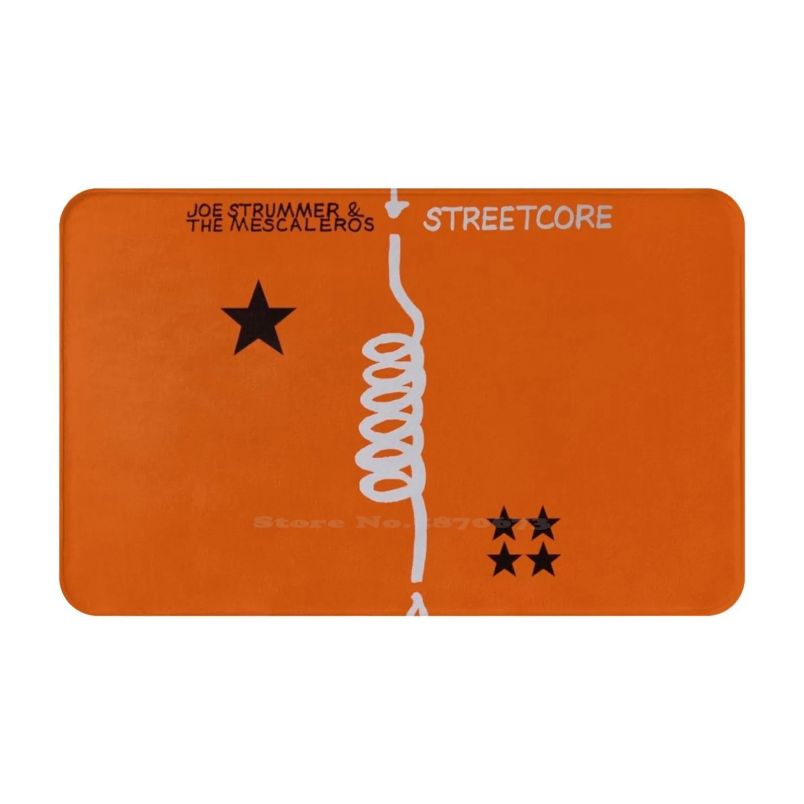 Streetcore 3 Sizes Home Rug Room Carpet Joe Strummer Clash Punk Music Album Record Vinyl Band Artist