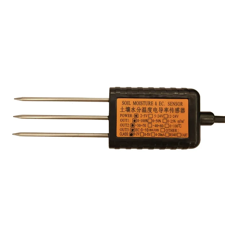 OEM CE RS485 UART сельскохозяйственное орошение для теплиц SDI12 напряжение 3 в 1 датчик