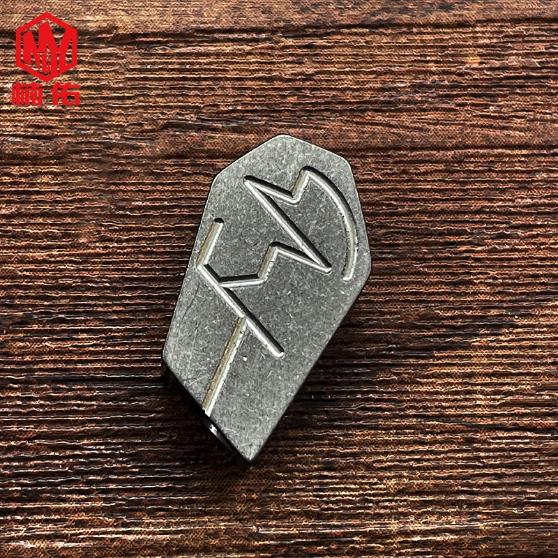 

1 шт. бусы из титанового сплава с тремя отверстиями для повседневного использования на веревочке шнурок подвески нож бусины парашютный шнур...