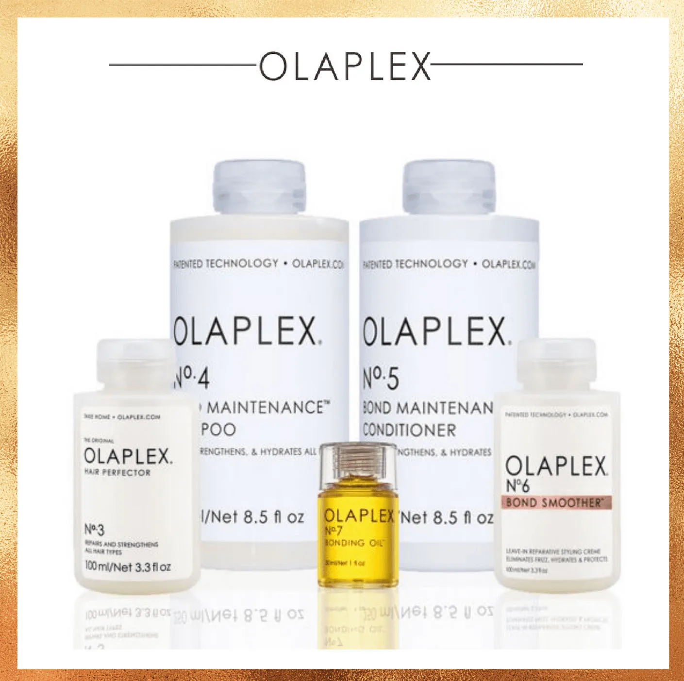 

Olaplex No.3/4/5/6/7 Hair Care Set Shampoo And Condition Dye Damaged Soft Repair Oil Anti-high Temperature Hair Mask Care 5PCS