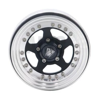 djrc model car metal alloy 1 9 inch beadlock wheel rims hubs for trax trx4 axial scx10 cc01 110 rc crawler car truck parts